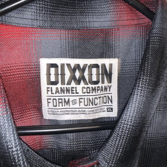 Dixxon Flannel Co. Form and Function Women’s Gray/Red Plaid Button Up Shirt XL - Picture 3 of 7